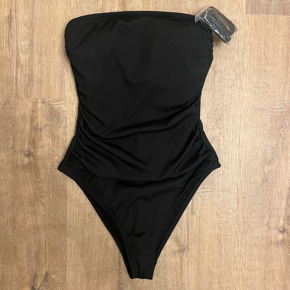 Target Black Women's One Piece Swimsuit sz small